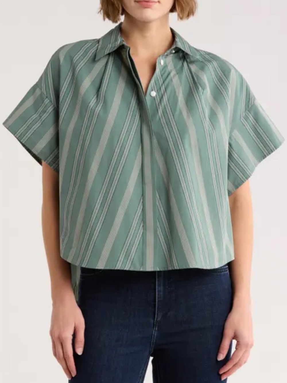 Rag & Bone Maura Button Up Blouse M